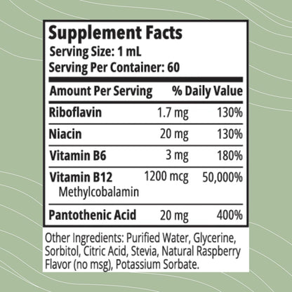 Optimal Health Systems Essential B-12 Drops: Whole Food B-12 for Energy, Red Blood Cell and Cognitive Support – Vegetarian, Non-GMO, Gluten-free, 60 mL