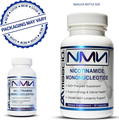 MAAC10 NMN Food Supplement – Nicotinamide Mononucleotide 125mg Capsules (30 Capsules)