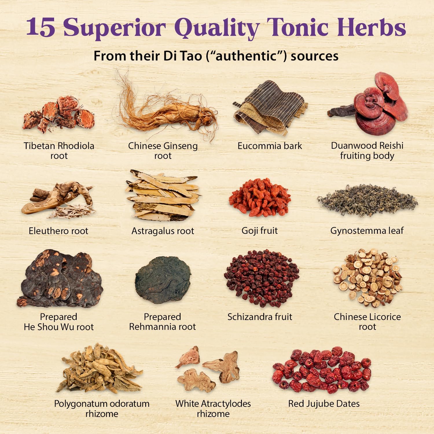 Dragon Herbs Super Adaptogen - All-Natural Adaptogenic Food Supplement, Non-GMO, 100 Capsules - görsel 4