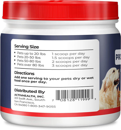 Geneflora Digestive Enzymes, Prebiotics & Pet Probiotics for Dogs – Powder, 125g (2 Pack)