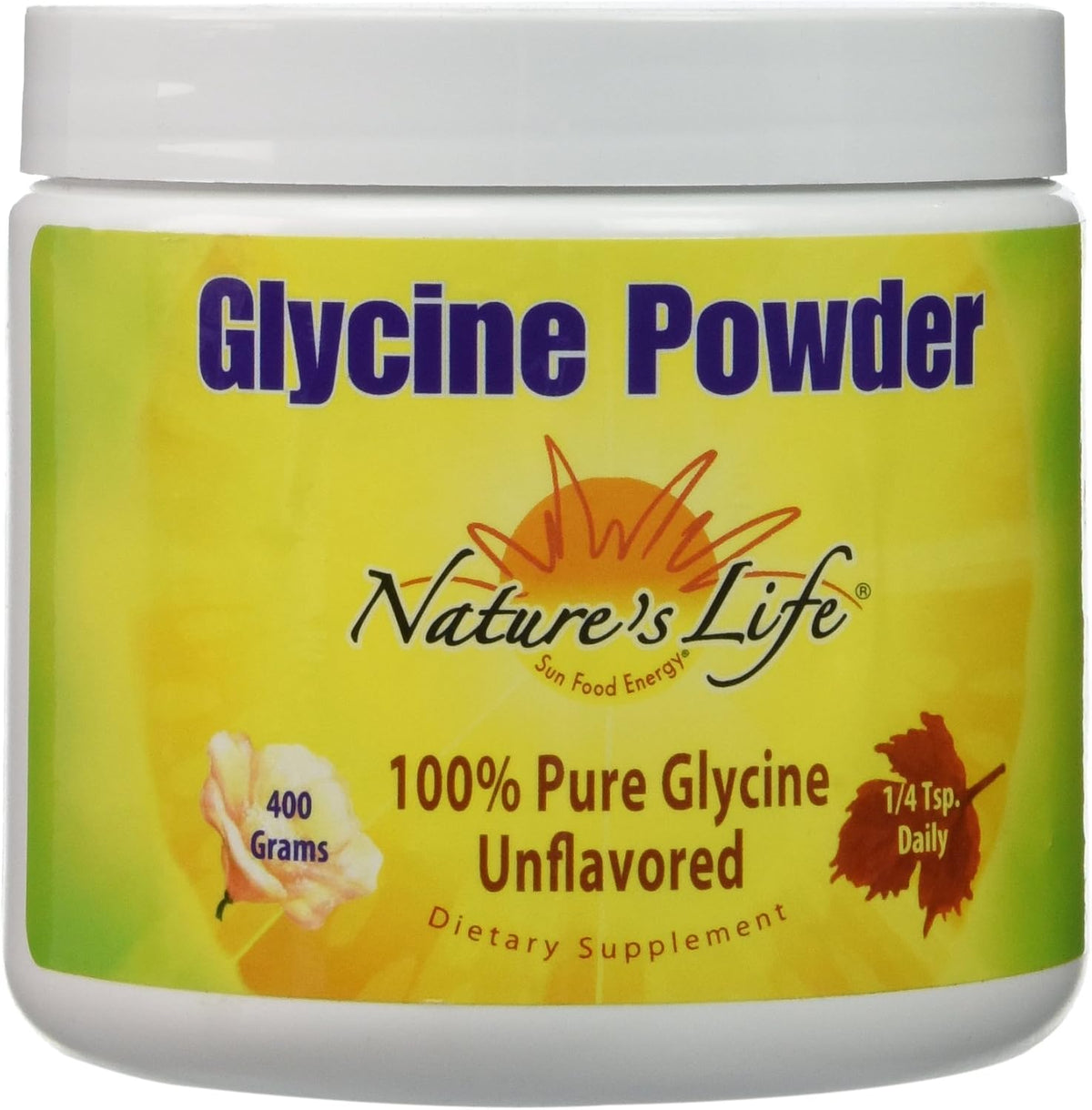 Nature's Life Glycine Powder, 400 g - görsel 2