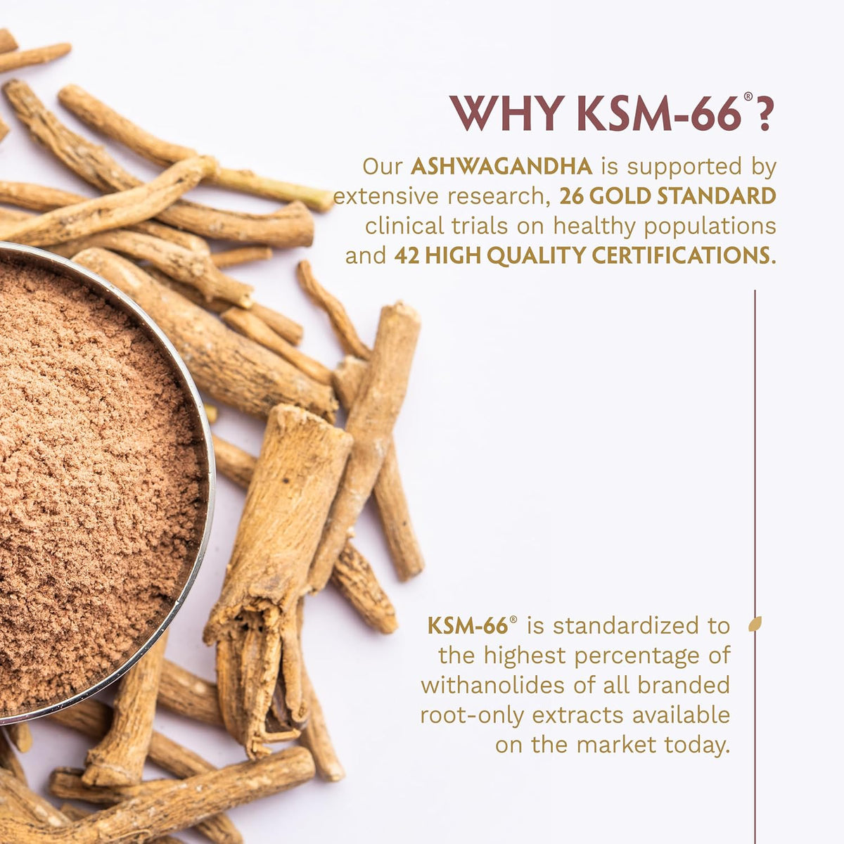 TRIBE ORGANICS Vegan Ashwagandha KSM-66 - 600mg - 60 Capsules - görsel 7