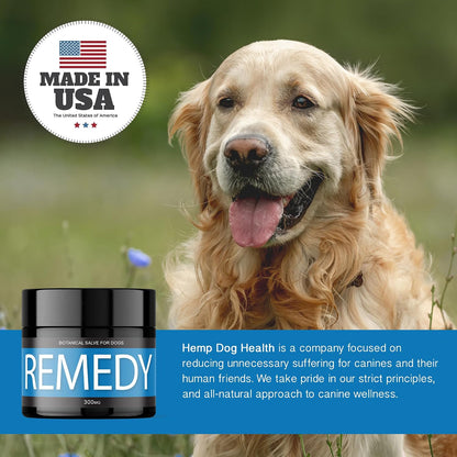 Remedy – Dog Balm with Hemp Oil for Skin Growth Support