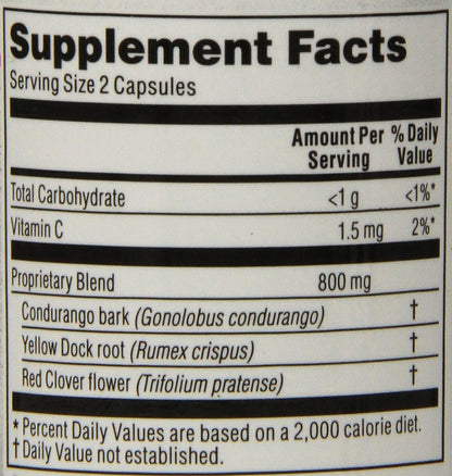 Kroeger Herb Candida Formula No 1 – 100 Capsules