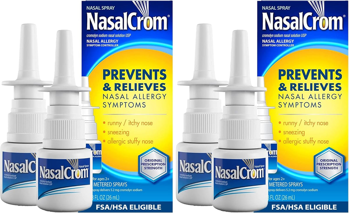 NasalCrom Nasal Spray Allergy Symptom Controller – 200 Sprays (26 ml, Pack of 2) - görsel 10