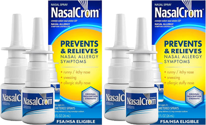 NasalCrom Nasal Spray Allergy Symptom Controller – 200 Sprays (26 ml, Pack of 2)