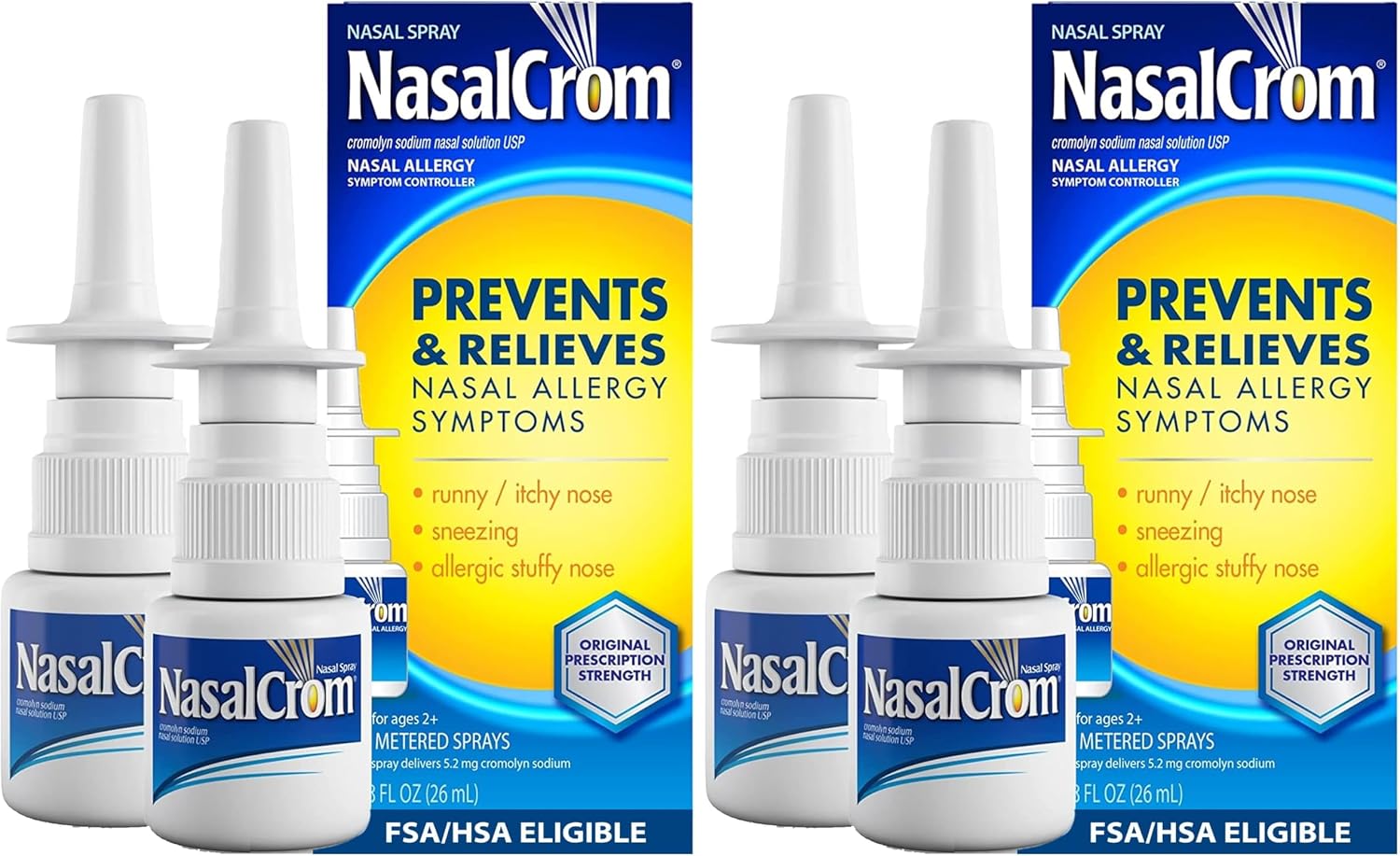 NasalCrom Nasal Spray Allergy Symptom Controller, 26 ml (2 Pack) - görsel 10