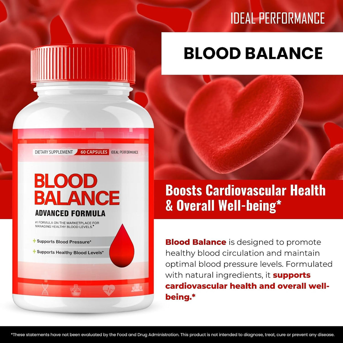 Blood Balance Blood Formula Support Supplement Capsules, Official BloodBalance Pills - Extra Strength, Premium Formula for Healthy Circulation & Stable Levels, All Natural, 2 Pack - görsel 4