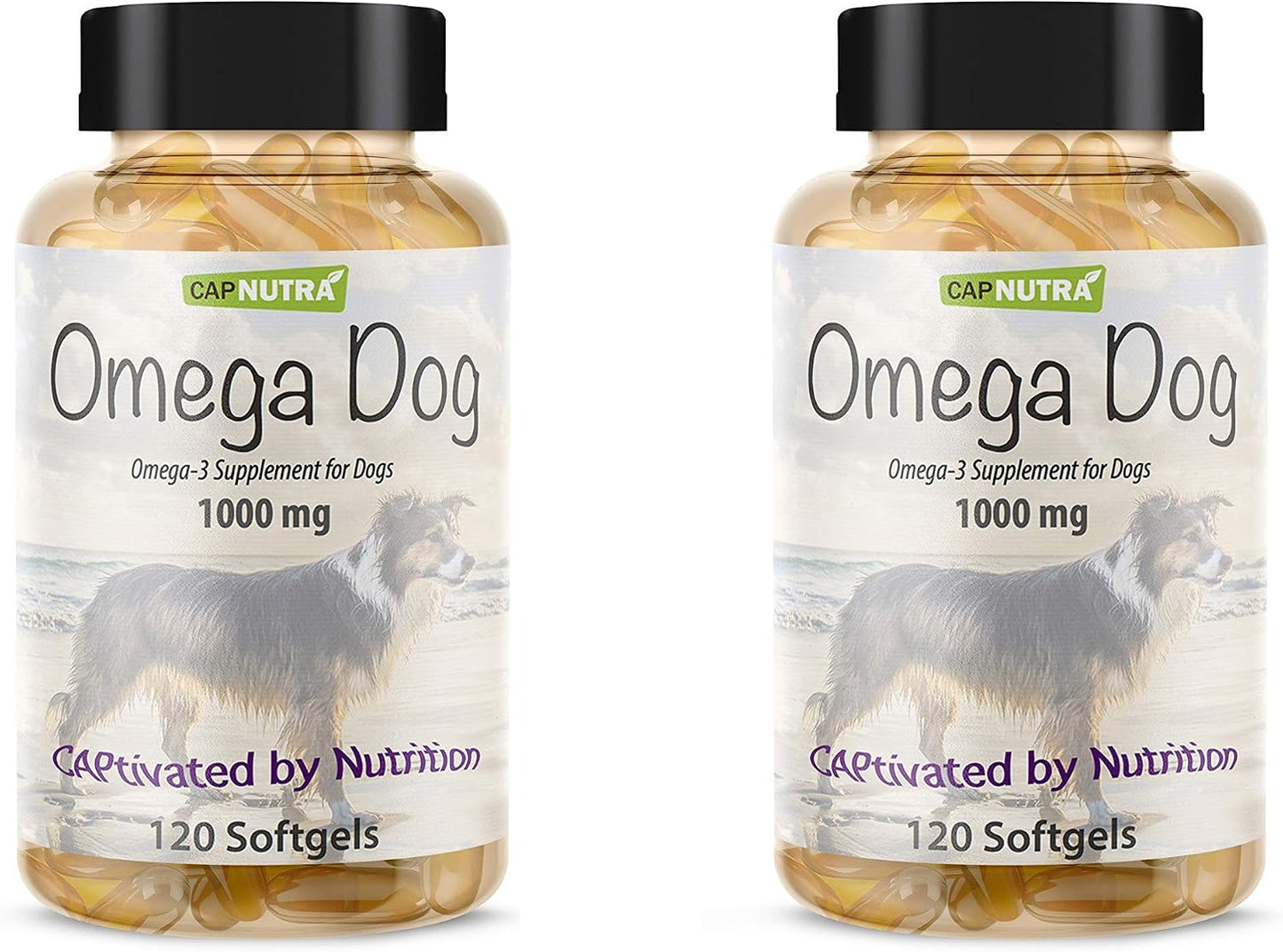 Fish Oil for Dogs - Omega-3 Supplement - 120 Chewable Softgels - görsel 3