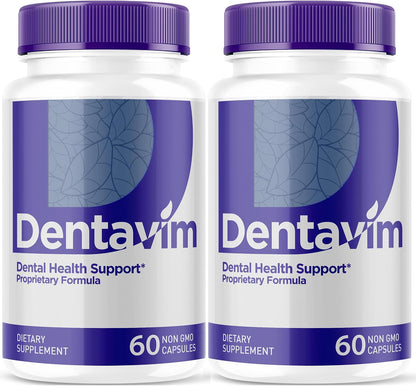 Dentavim Advanced Formula Capsules (2 Pack) – All-Natural Oral Support, 120 Capsules
