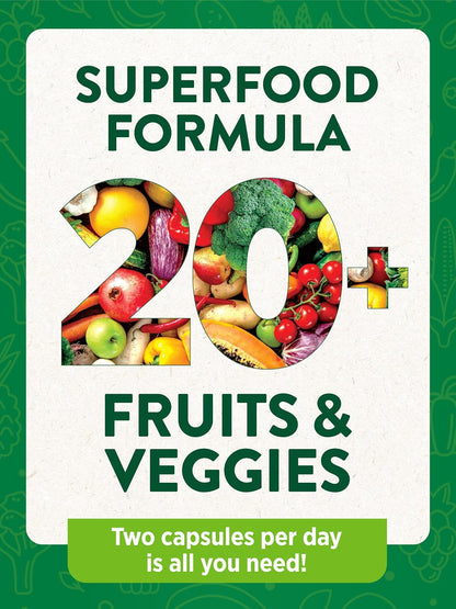 Nature's Truth Fruit and Veg Supplement - 120 Vegetarian Capsules