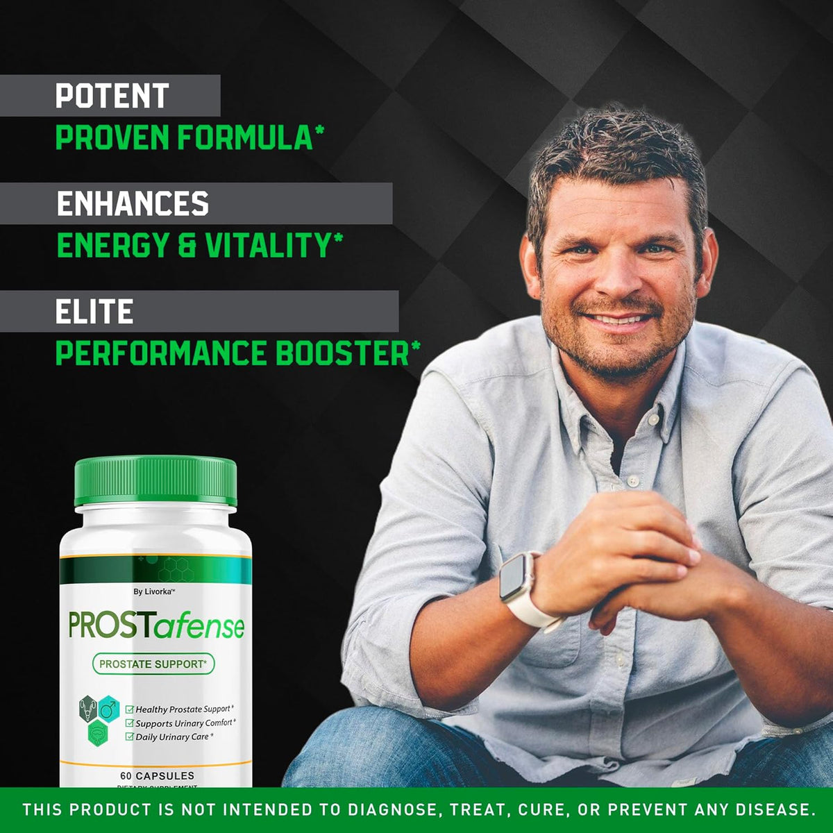 Prostafense Health Supplements for Men Capsules (3 Pack) – All Natural Support, 180 Capsules - görsel 3