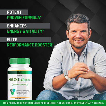 Prostafense Health Supplements for Men Capsules (3 Pack) – All Natural Support, 180 Capsules