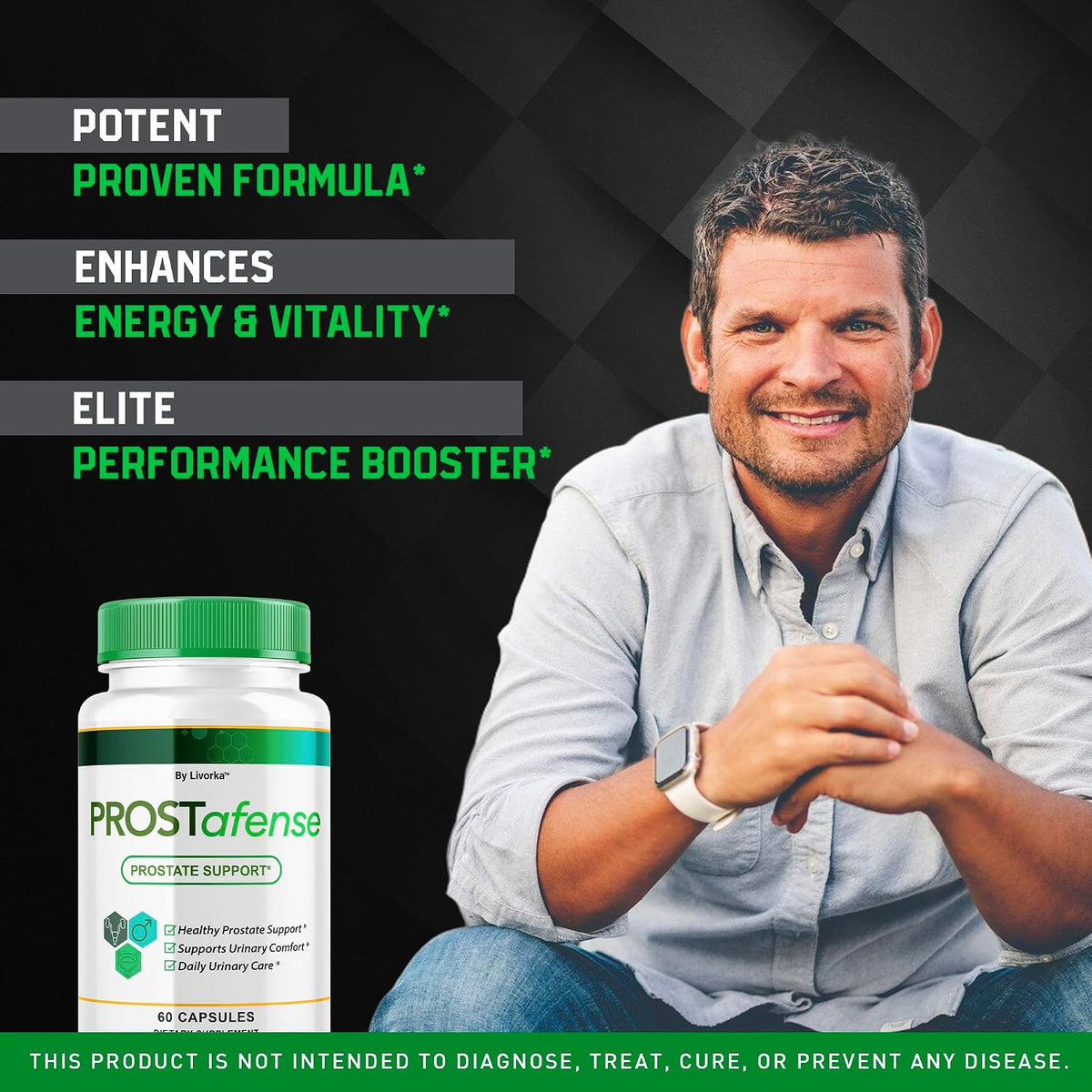 Prostafense Health Food Supplement for Men - 300 Capsules (5 Month Supply) - görsel 3