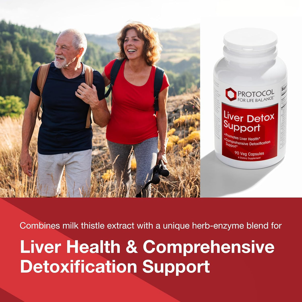 PROTOCOL FOR LIFE BALANCE Liver Detox Support - Milk Thistle and Glutathione - 90 Veg Capsules - görsel 3