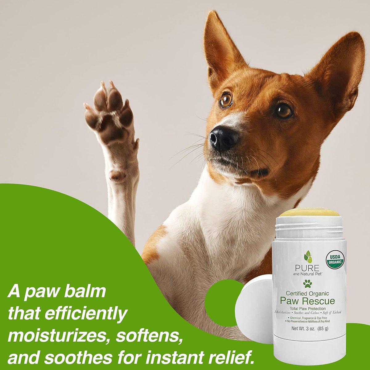 USDA Certified Organic Paw Rescue Balm for Dogs - görsel 3