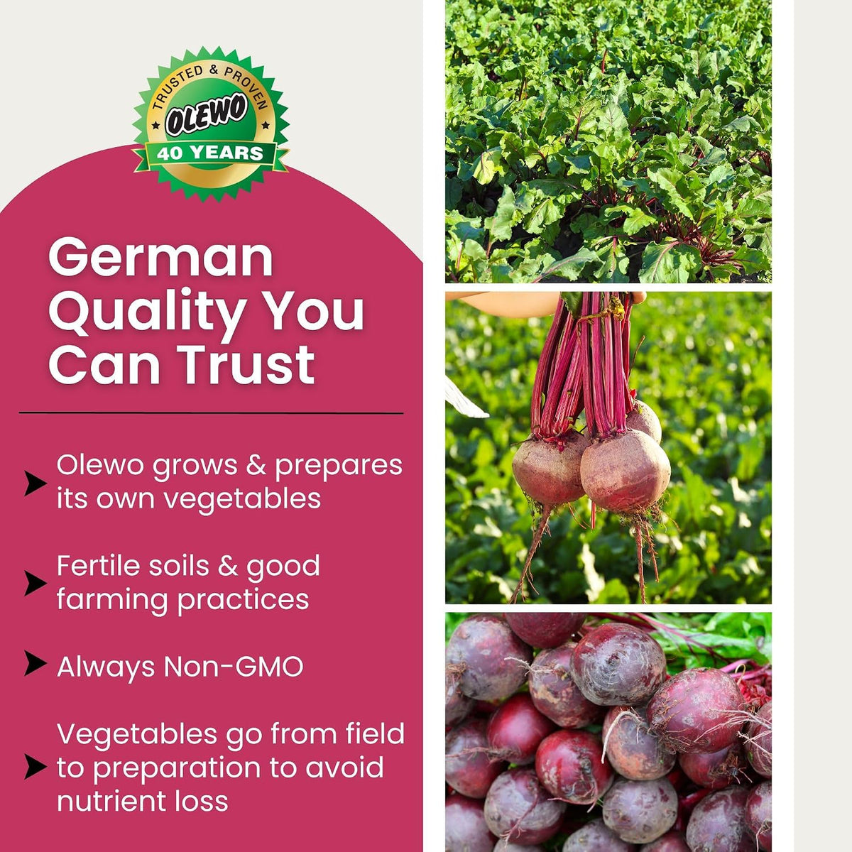 Olewo Red Beets for Dogs Granules – 623 g - görsel 9