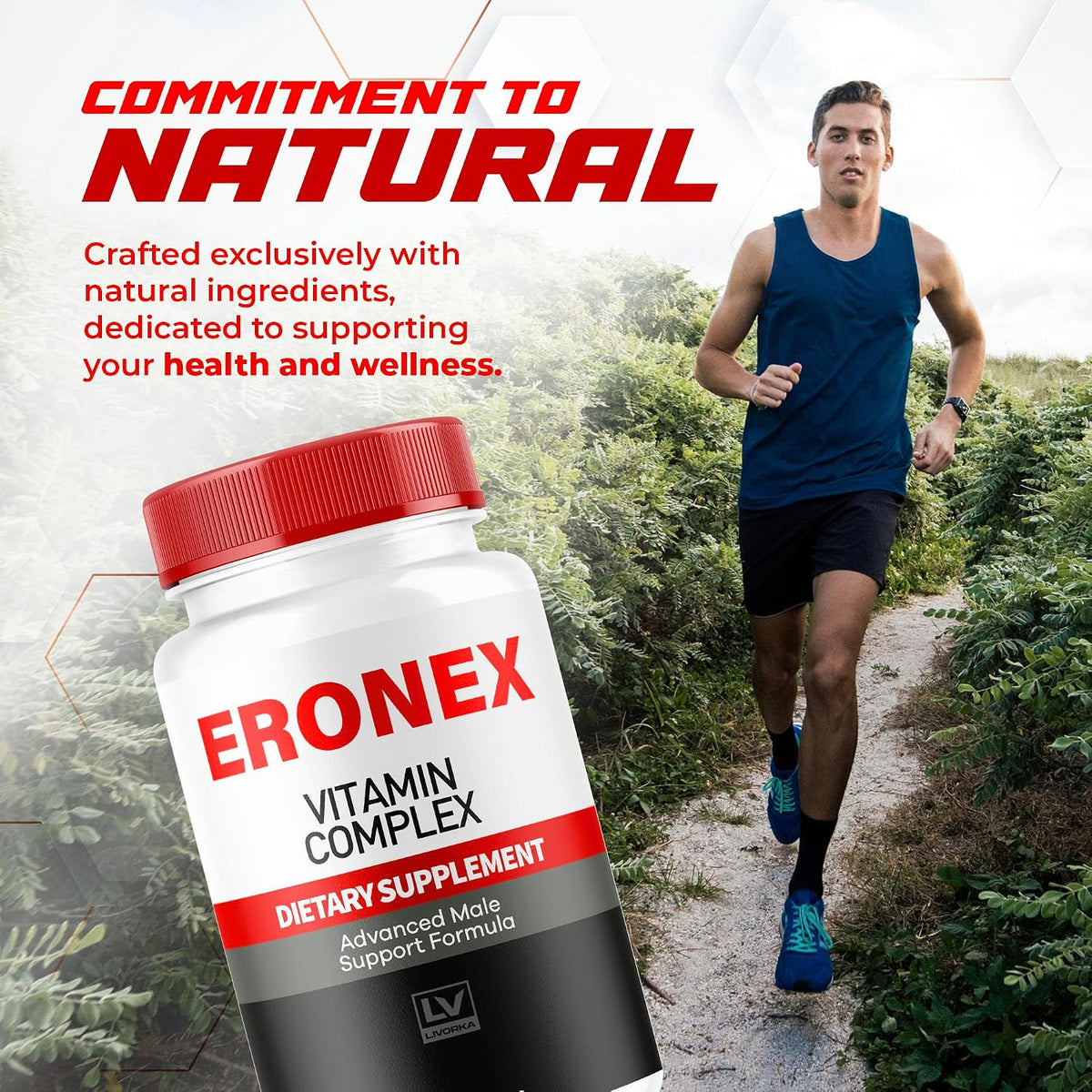 Eronex Vitamin Complex Capsules - All-Natural Supplement, 60 Capsules (2 Month Supply) - görsel 4
