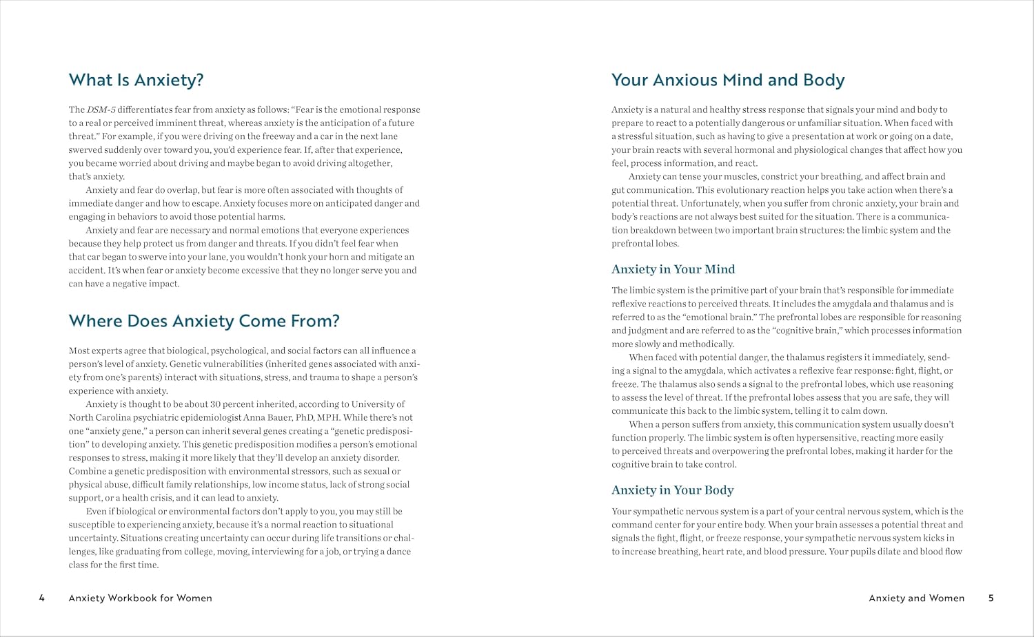 Anxiety Workbook for Women: Relieve Anxious Thoughts and Find Calm - görsel 4
