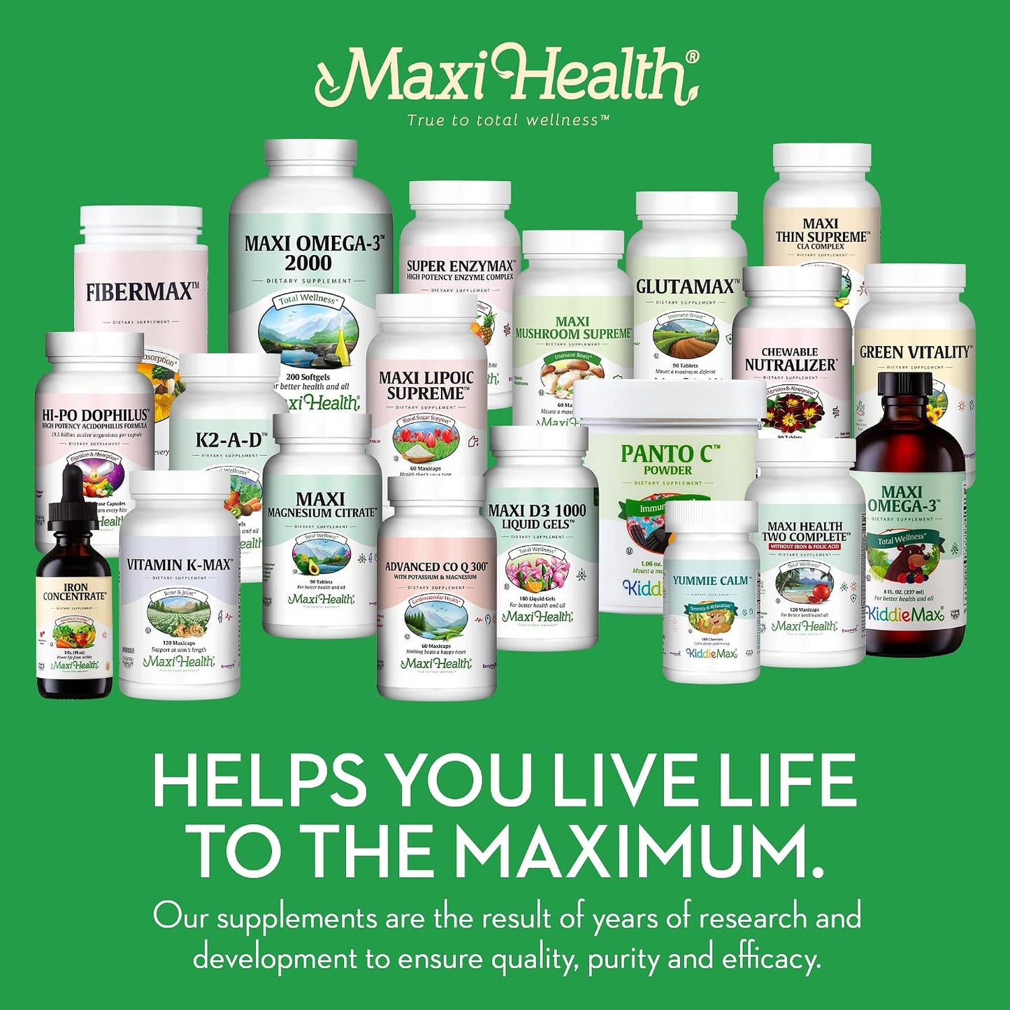 Maxi Health Vitamin C 1000 mg with Bioflavonoids & Enzymax - 100 Tablets - görsel 7