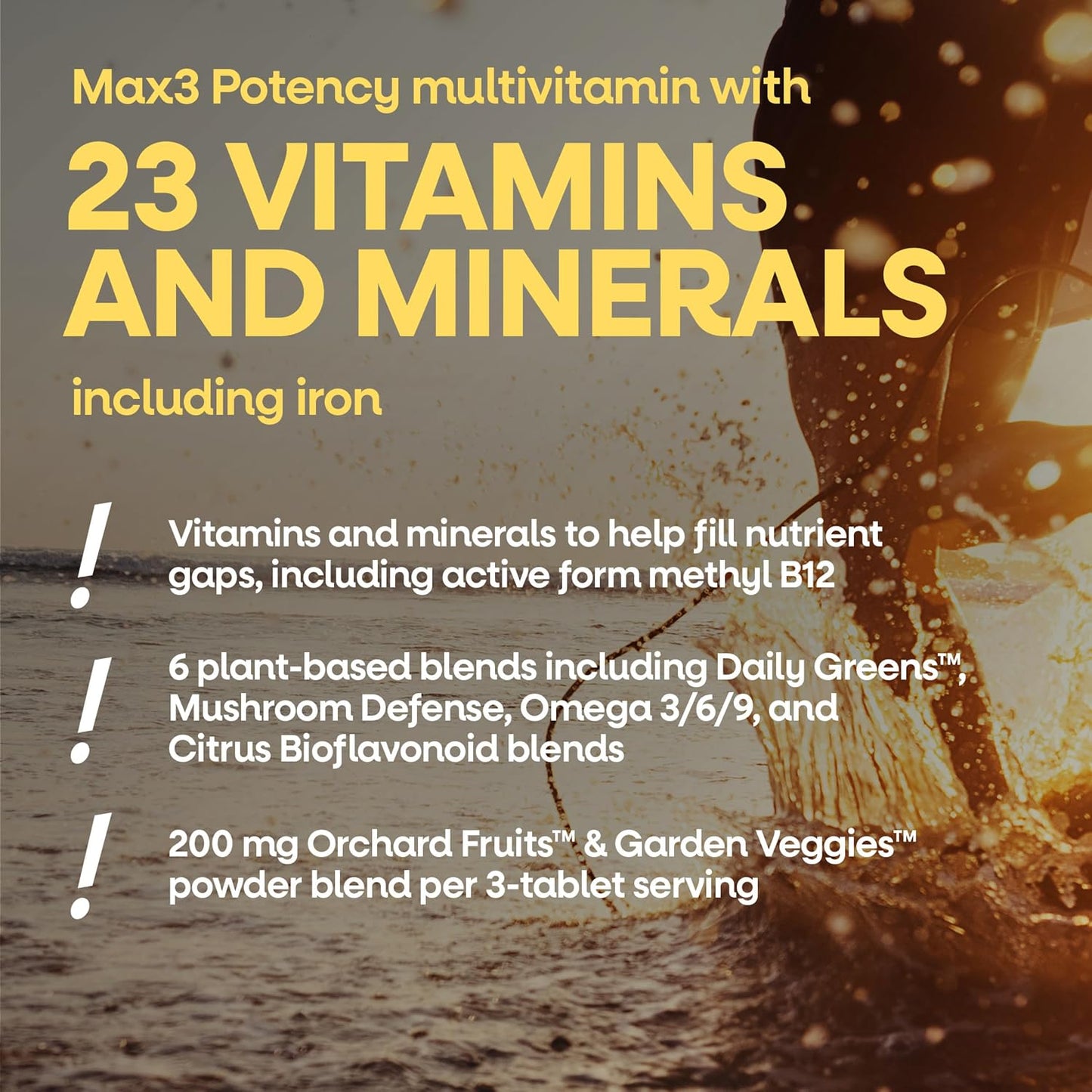 Nature's Way Alive! Max3 Potency Daily Multivitamin with Iron for Women & Men - görsel 4