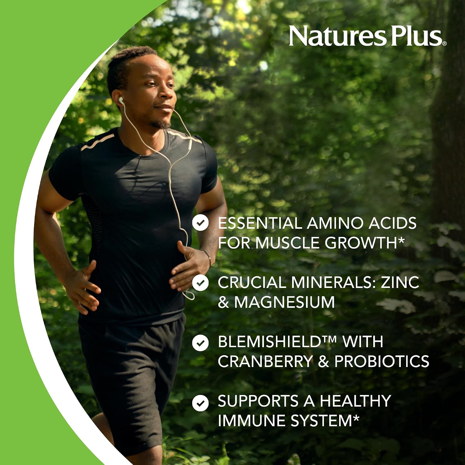 NaturesPlus Power Teen for Him - 60 Chewable Tablets, Wild Berry - High-Potency Teenage Multivitamin - Sugar Free, Vegetarian, Gluten Free - 30 Servings - görsel 3