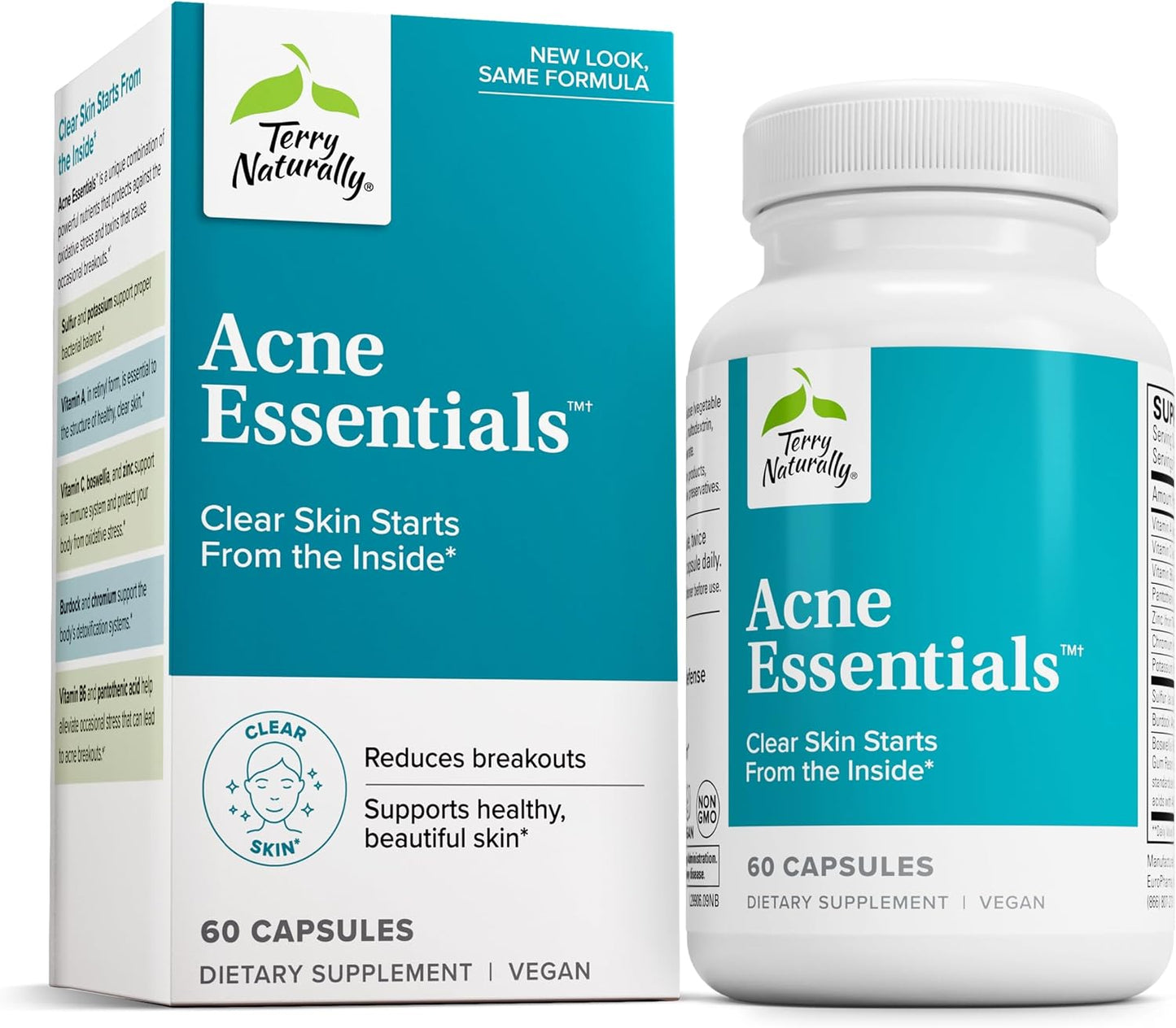 Terry Naturally Acne Essentials - 60 Capsules - görsel 1