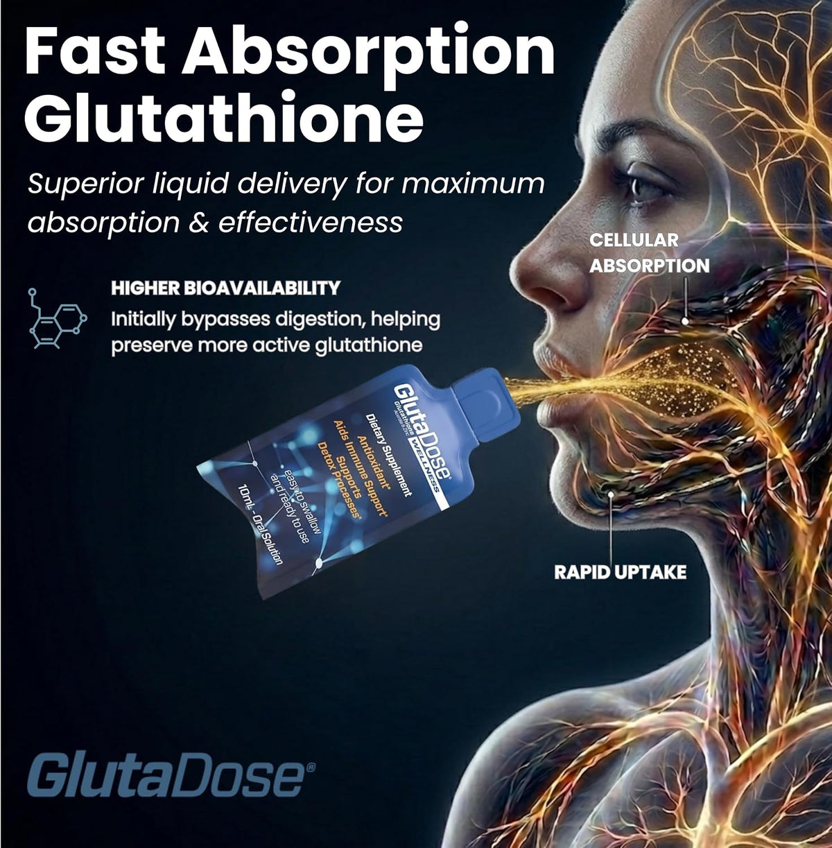 Liquid Glutathione Supplement with Zinc & Acerola – Lemon Berry Sachets – 30 Packets - görsel 5