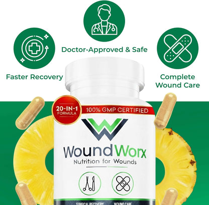 Free Life Labs WoundWorx Nutrition-Scar and Surgery Support, 90 Capsules – Image 8