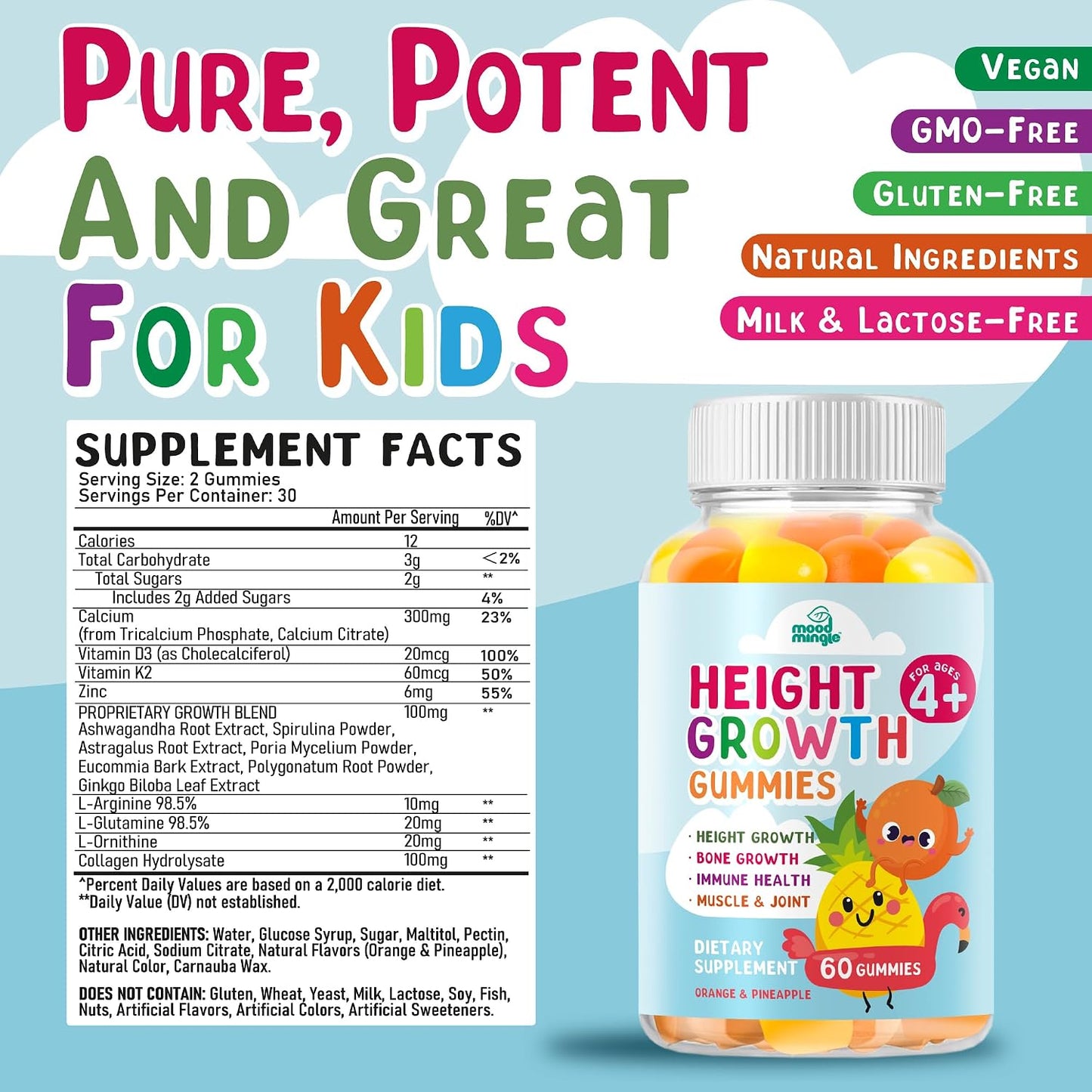 Children's Height Support Gummies - Mood Mingle - görsel 7