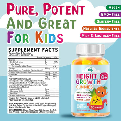 Children's Height Support Gummies - Mood Mingle