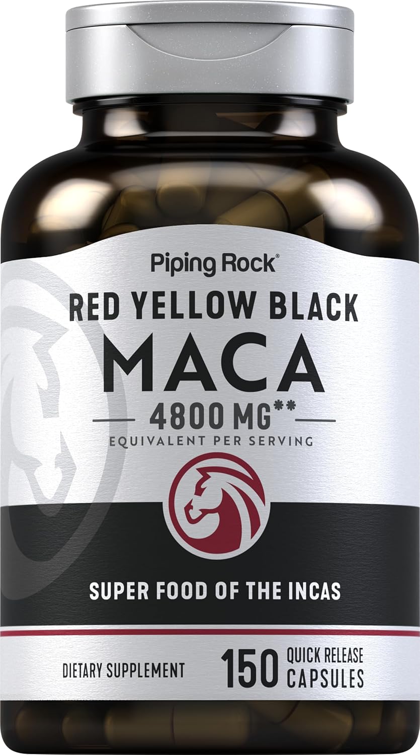 Piping Rock Maca Root Capsules, 150 Capsules - görsel 1