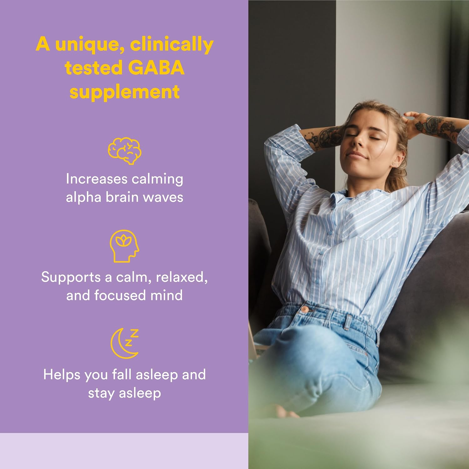 Natural Factors Pharma GABA - 120 Chewable Tablets (60 Servings) - görsel 2
