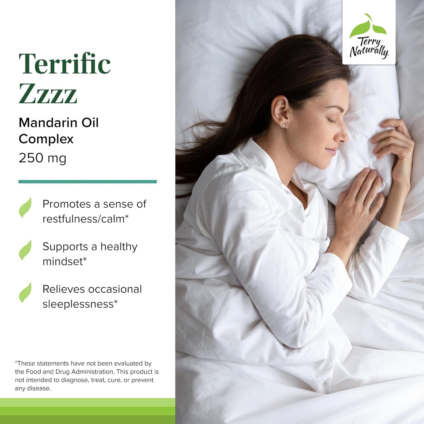 Terry Naturally Terrific Zzzz – Sleep Support with Mandarin Oil Complex, 30 Softgels - görsel 3