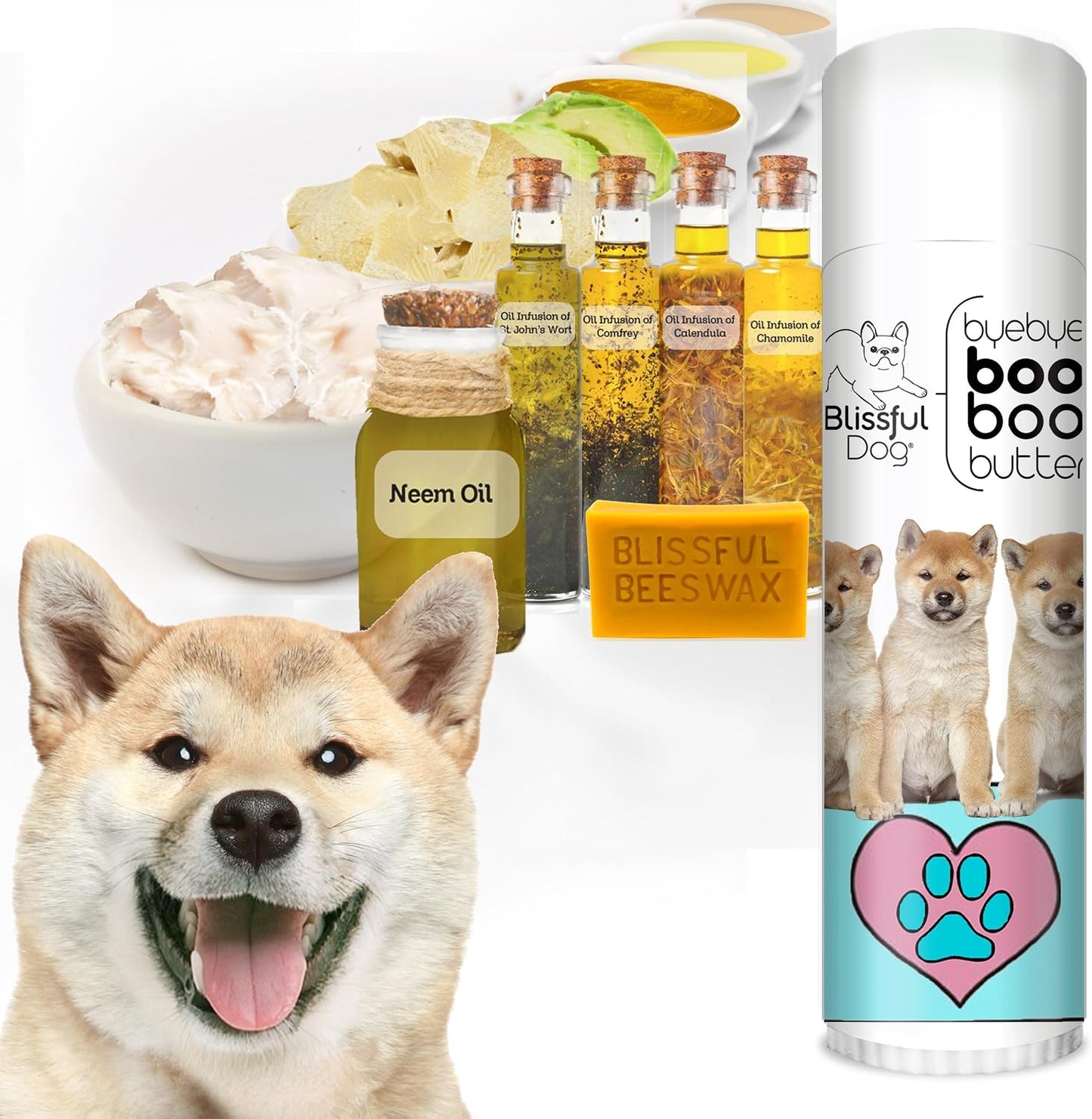 The Blissful Dog .50 oz Tube Shiba Inu Booboo Butter - görsel 2