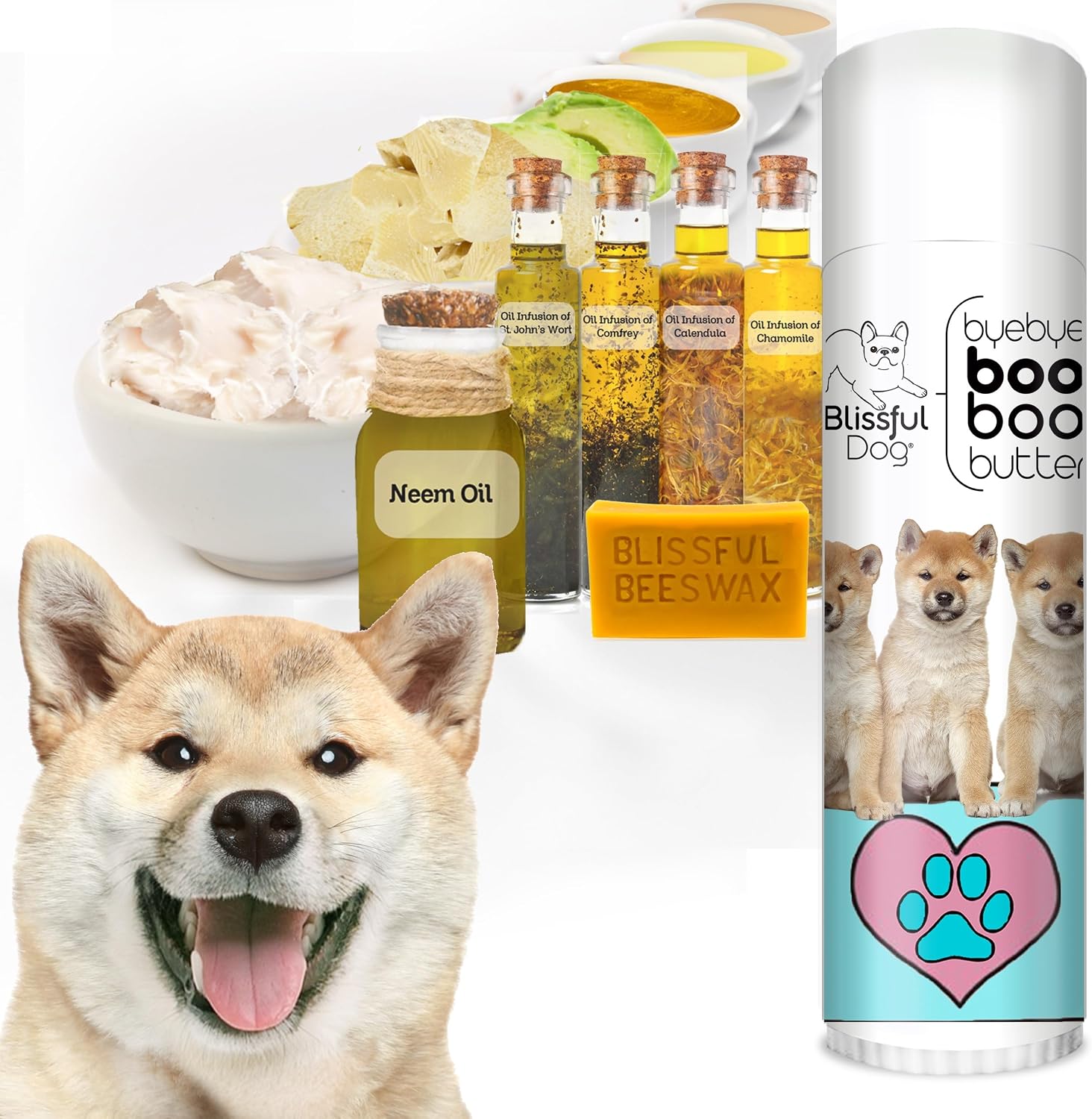 The Blissful Dog .50 oz Tube Shiba Inu Booboo Butter - görsel 2