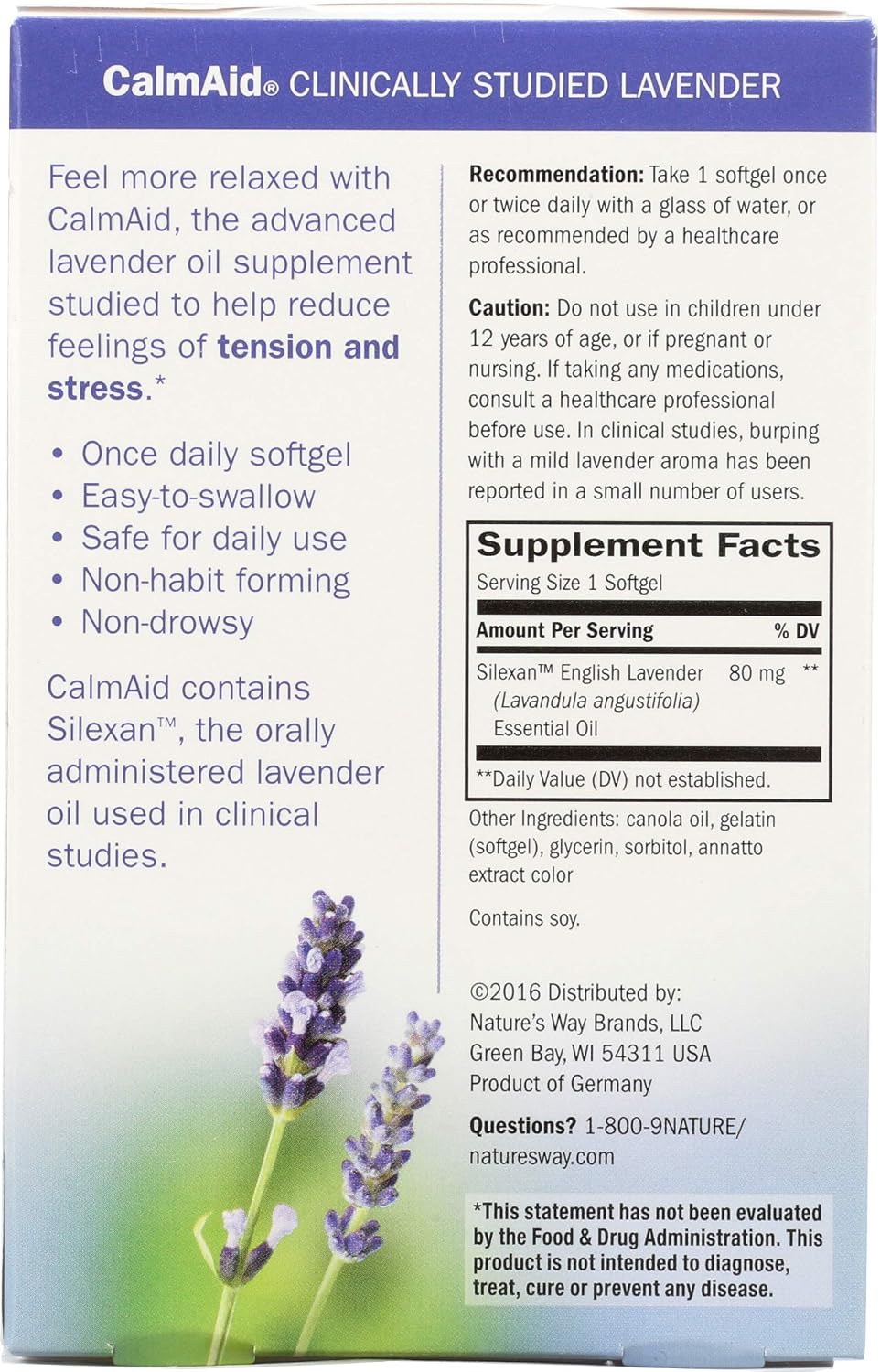 Nature's Way Calmaid, 30 Count - görsel 2