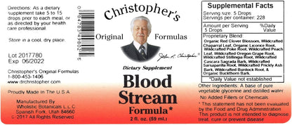 Dr. Christopher's Blood Stream Formula, 2 oz Glycerine Extract