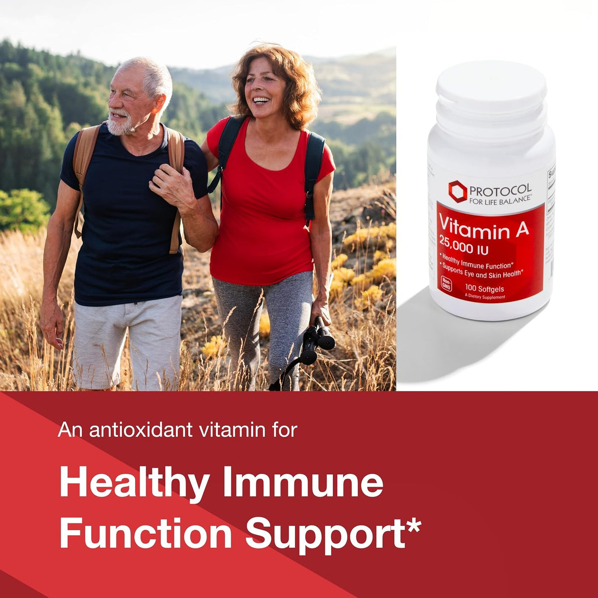 Protocol for Life Balance Vitamin A 25,000 IU – 100 Softgels - görsel 3