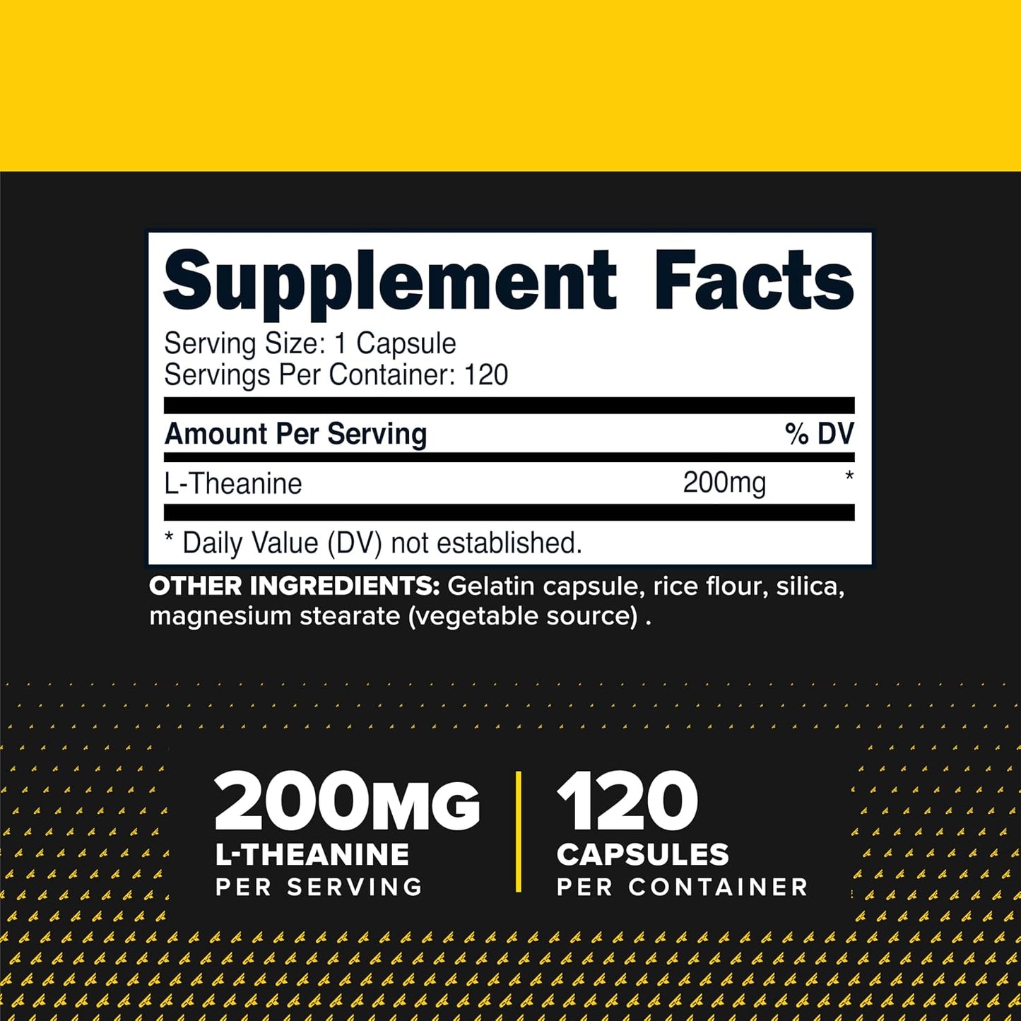 Primaforce L-Theanine Capsules (200mg, 120 Capsules) - görsel 2
