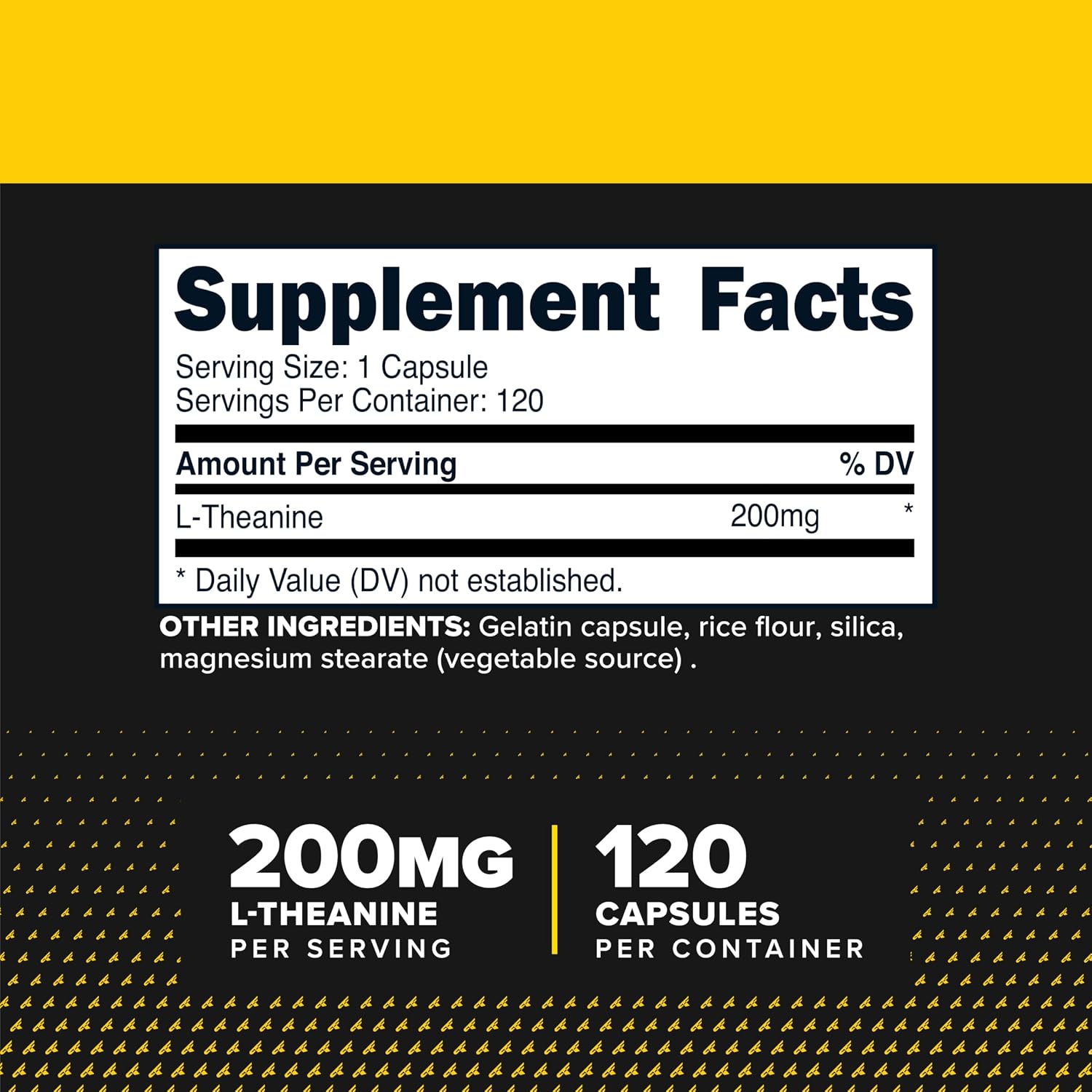 Primaforce L-Theanine Capsules (200mg, 120 Capsules) - görsel 2