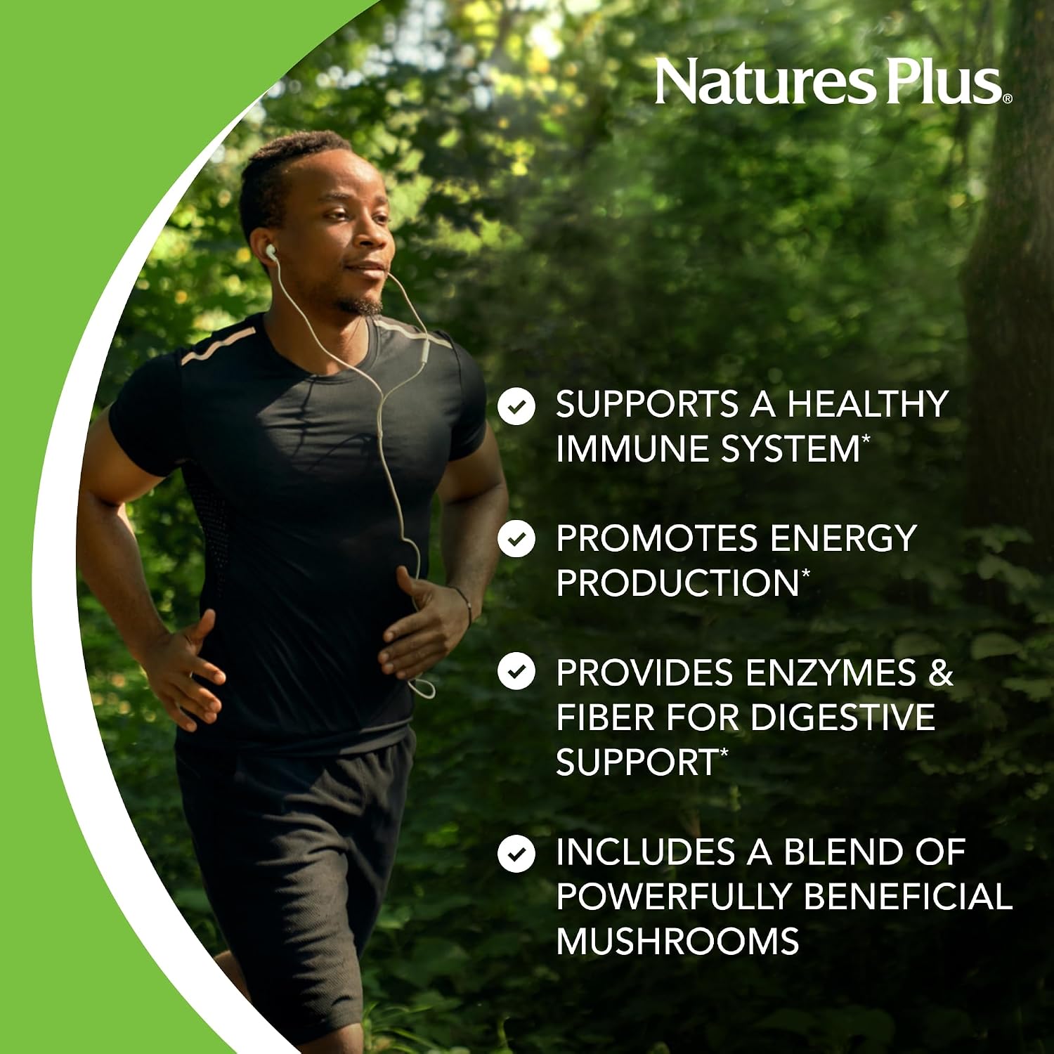NaturesPlus SPIRU-TEIN GOLD, Vanilla - 467g - Plant-Based Protein Powder with Vitamins & Minerals - görsel 4