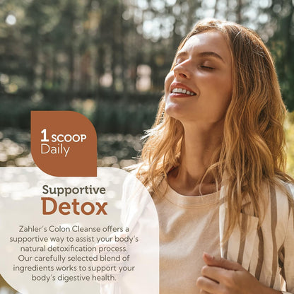 Zahler Colon Cleanse 10-Day Detox Cleanse – Cucumber Mint Flavour – Herbal Digestive Wellness – 3.5 oz Jar