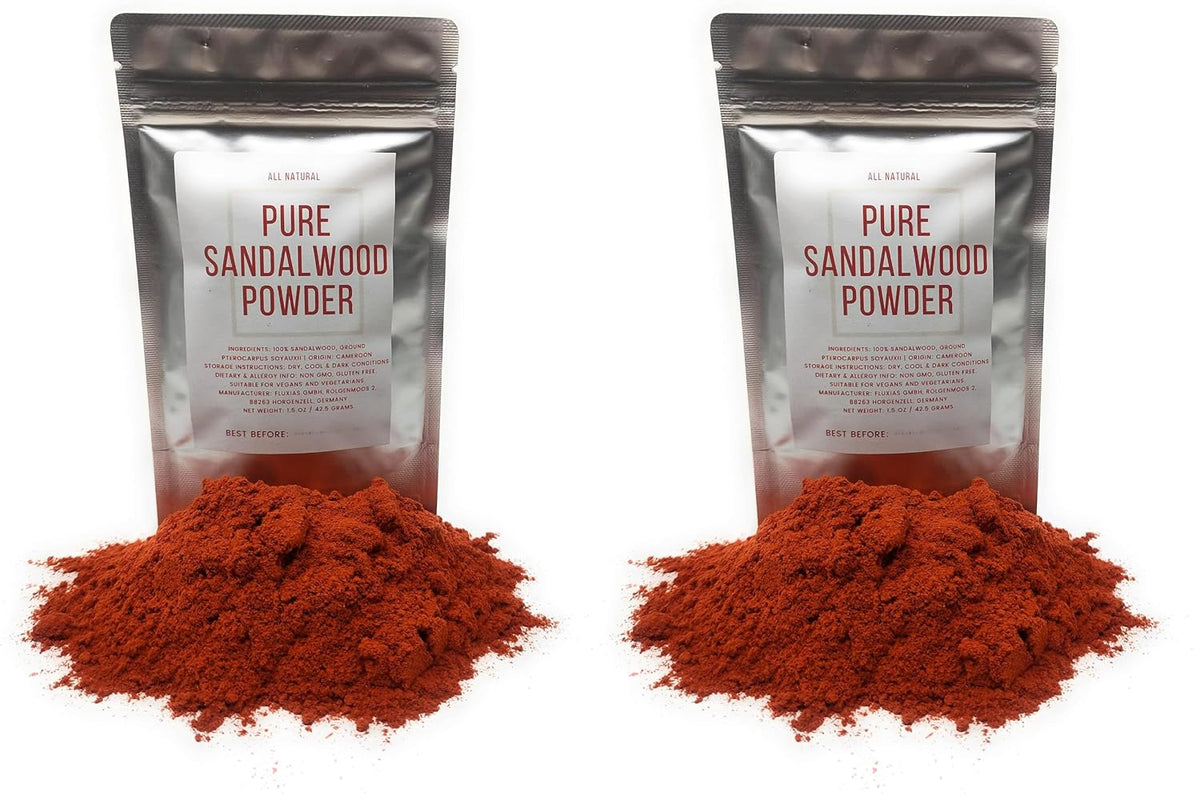 Pure Sandalwood Powder - 100% Natural Sandalwood Dust - Culinary Grade, Raw, Vegan, Non-GM - görsel 6