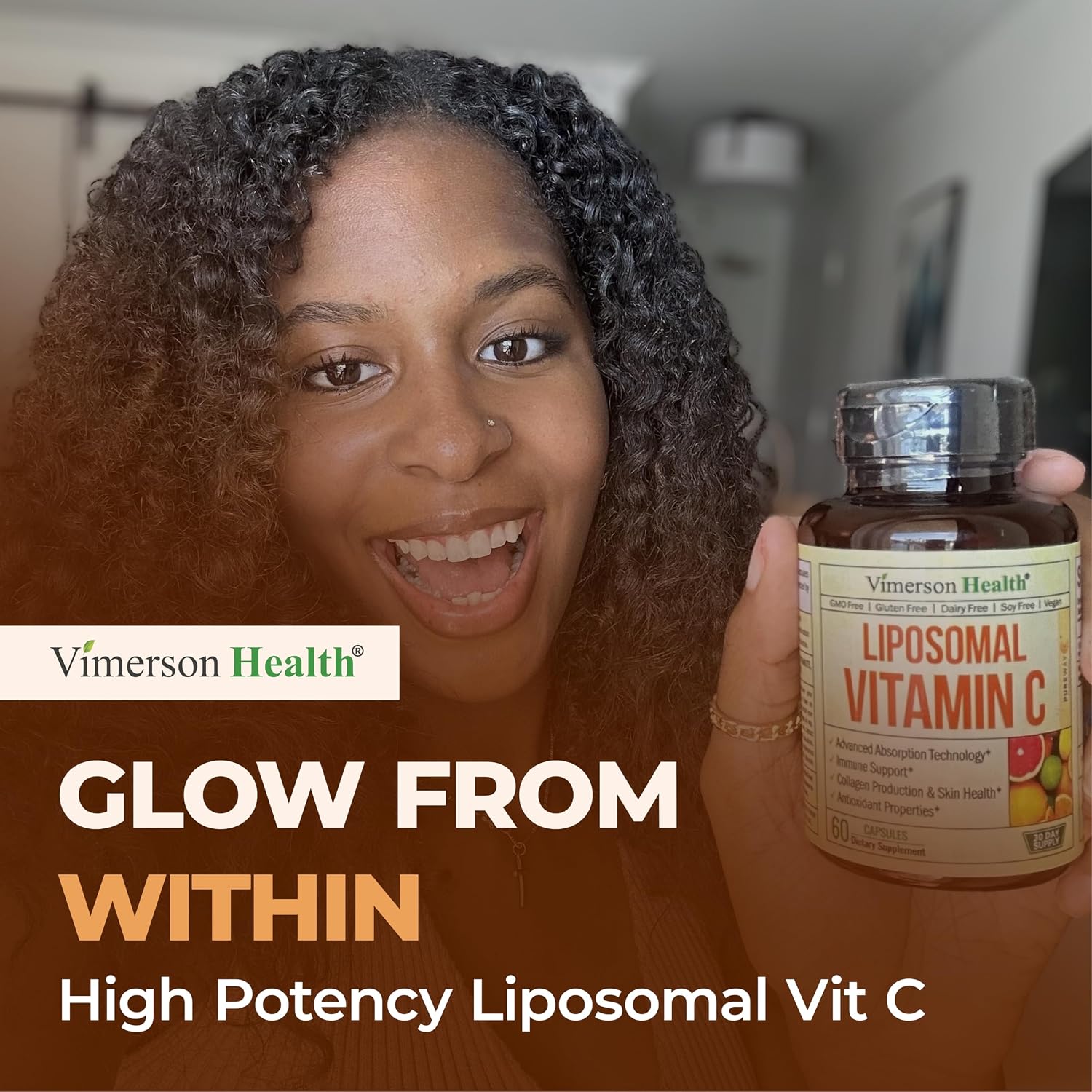 Liposomal Vitamin C 1000mg – Enhanced Absorption Vitamin C Capsules – Immune Support Supplement – High Potency for Antioxidant Support – Gentle on Digestion & Fast Uptake. 60 Capsules - görsel 6