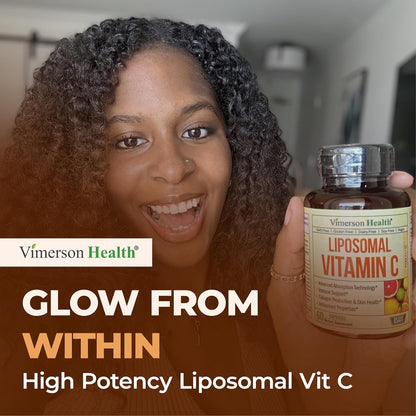 Liposomal Vitamin C 1000mg – Enhanced Absorption Vitamin C Capsules – Immune Support Supplement – High Potency for Antioxidant Support – Gentle on Digestion & Fast Uptake. 60 Capsules