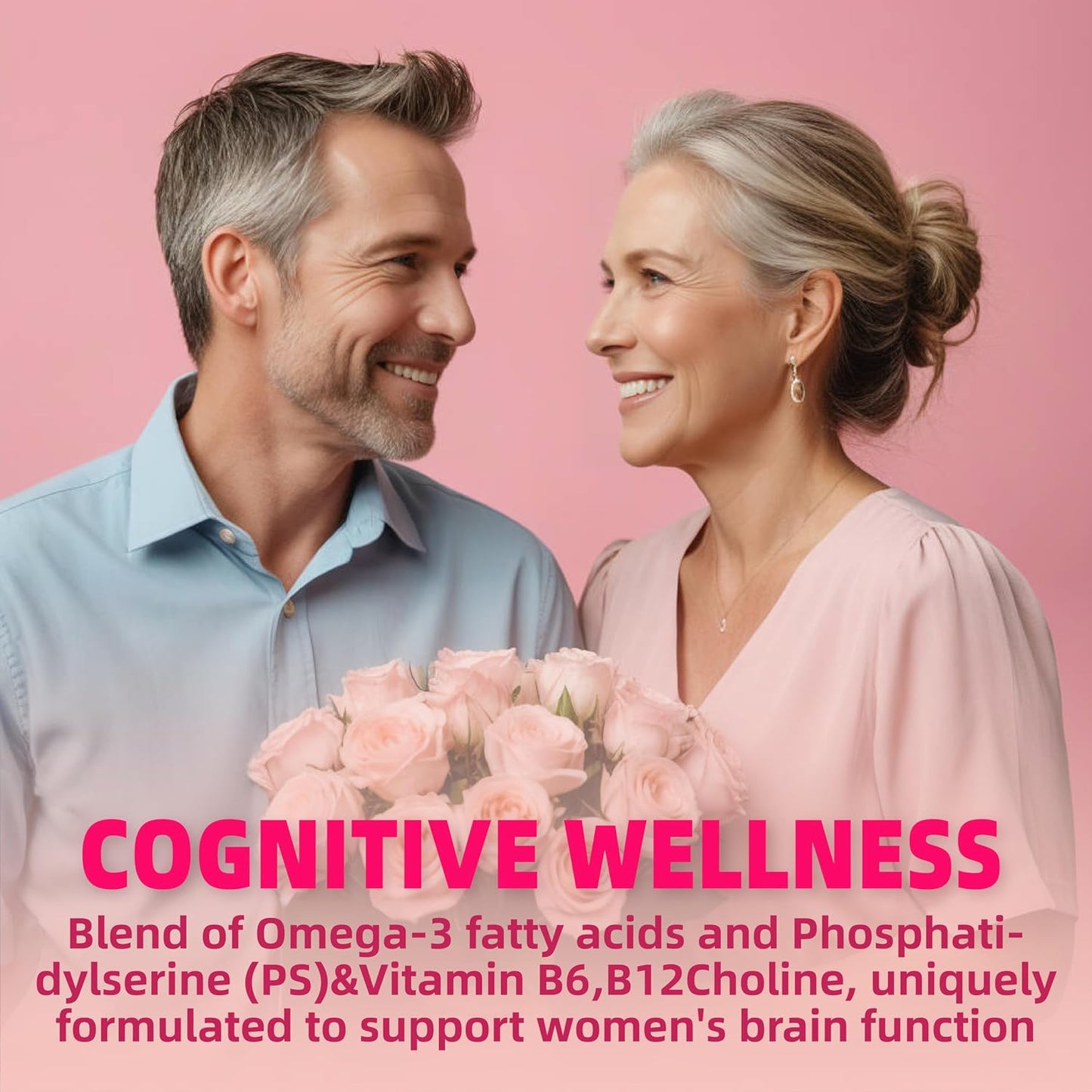 Lerinettia Multivitamin for Women 40+ Gummies with Omega-3, Iron, and B-Complex - Vegan, Sugar-Free (60 Gummies) - görsel 6