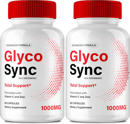 Glyco Sync Glyco Optimiser Capsules - Blood Formula Support Supplement, 2 Pack