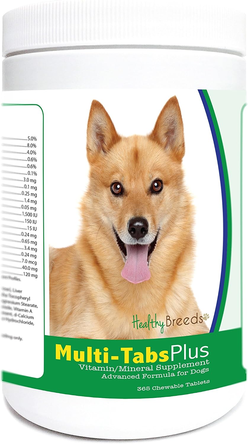 Healthy Breeds Finnish Spitz Multi-Tabs Plus Chewable Tablets 365 Count - görsel 1