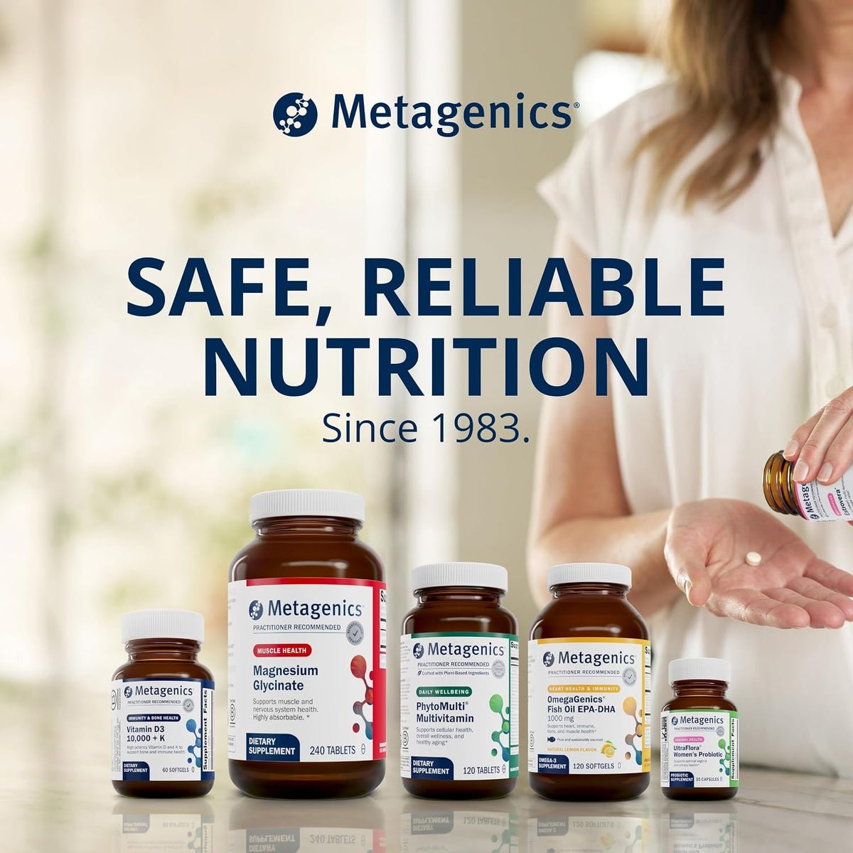Metagenics HerWellness Recharge Overnight - Women's Sleep Support with Chelated Magnesium, Holy Basil, Zinc & Vitamin C - Supports Relaxation, Stress & Sleep - Non-GM & Gluten-free - 60 Tablets - görsel 7